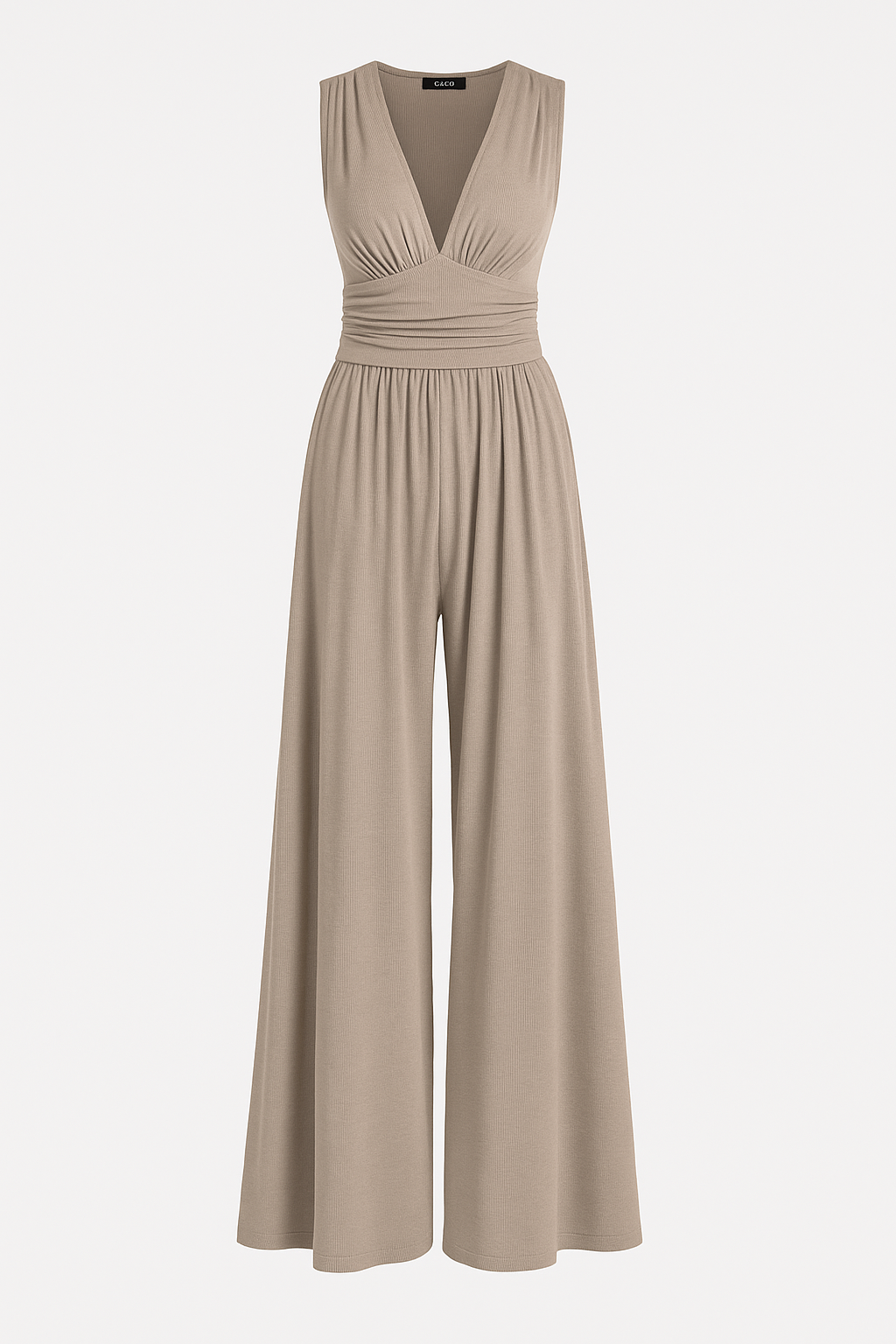 Bella | Stretch Comfort Wide-Leg Jumpsuit