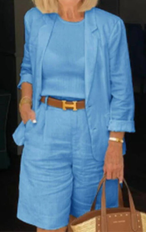 Lauren | Women's Blazer & Bermuda Shorts Two-Piece Suit Set