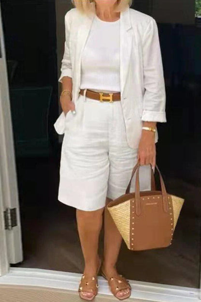 Lauren | Women's Blazer & Bermuda Shorts Two-Piece Suit Set