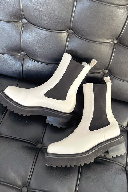 Joelle | Women's Two-Tone Ankle Boots