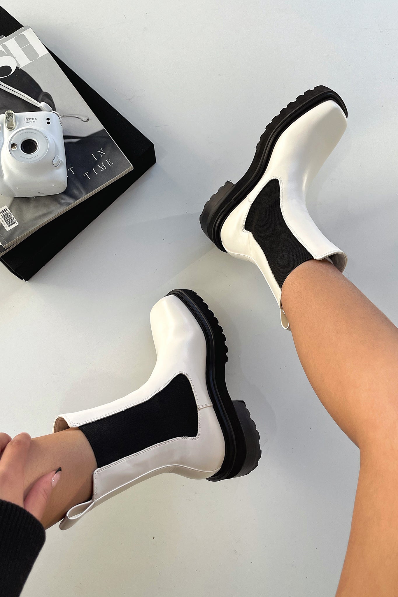 Joelle | Women's Two-Tone Ankle Boots