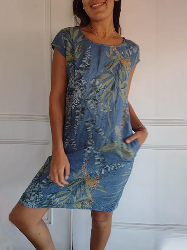 Ava | Comfortable Dress with Round Neck