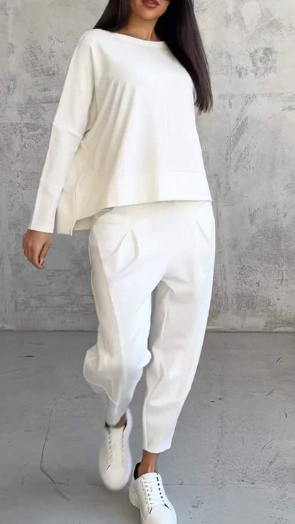 Carol | Women's 2 Piece Lounge Set Long Sleeve Top and Pants