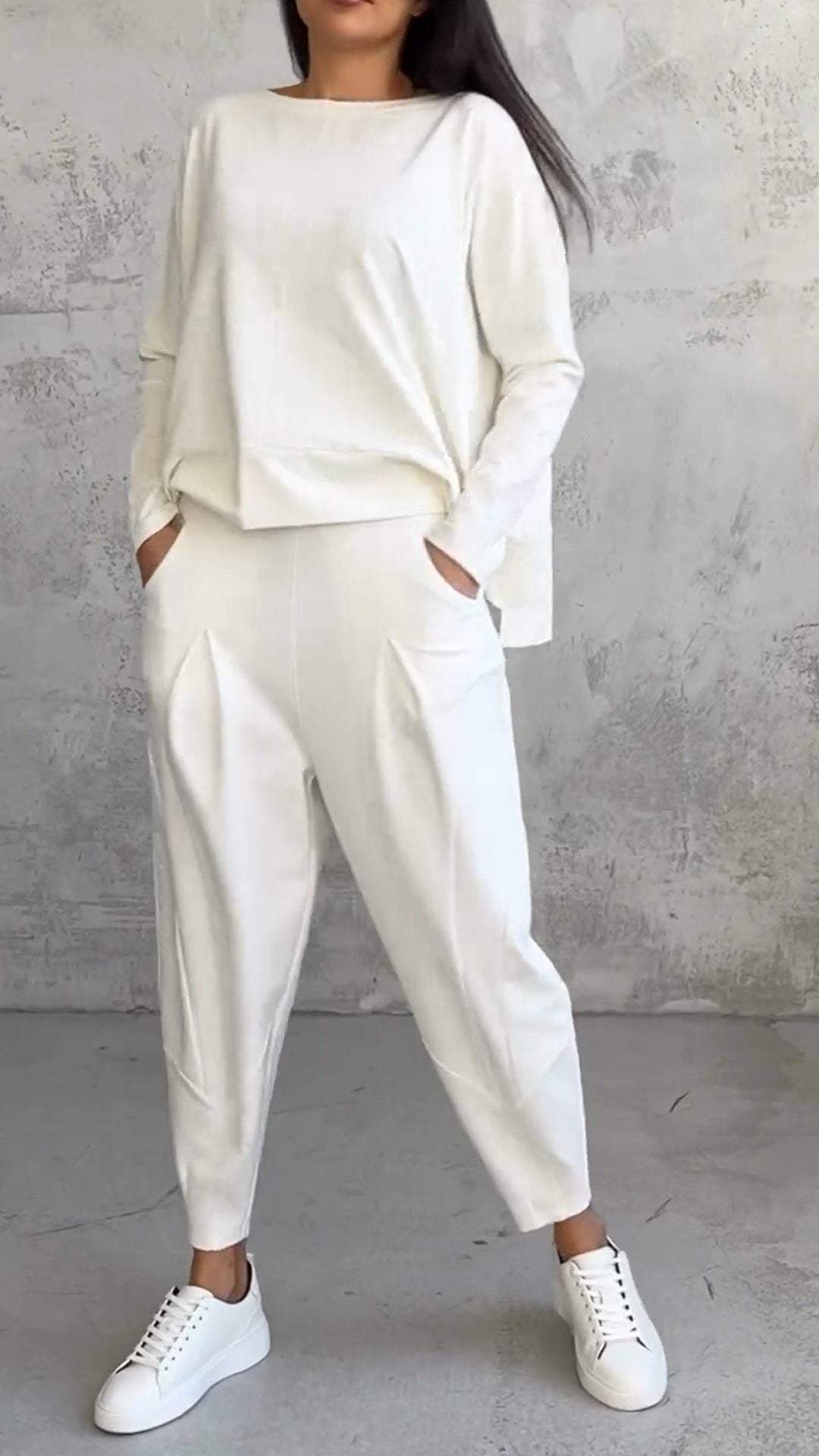 Carol | Women's 2 Piece Lounge Set Long Sleeve Top and Pants