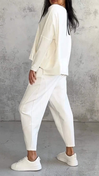Carol | Women's 2 Piece Lounge Set Long Sleeve Top and Pants
