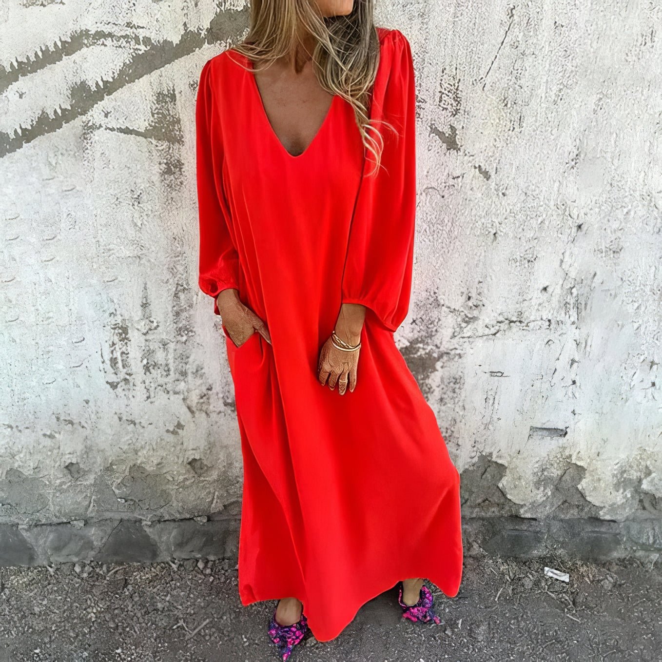 Morgan | Flowing Maxi Dress with Pockets