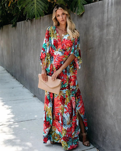 Elena | Women's Wedding Guest Wrap Maxi Dress