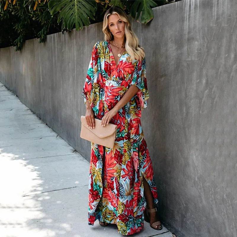 Elena | Women's Wedding Guest Wrap Maxi Dress