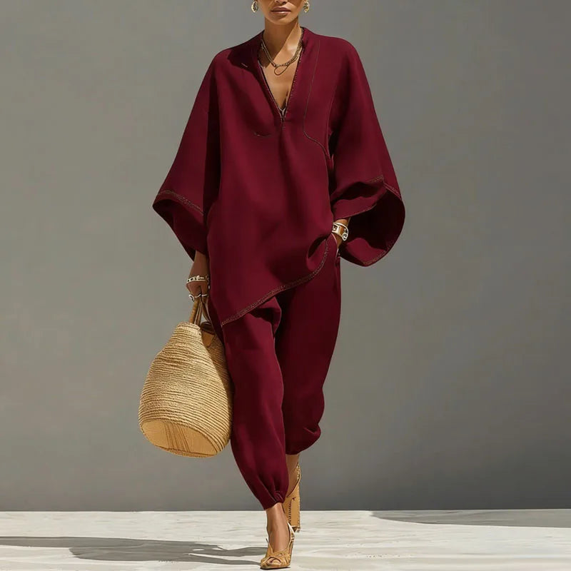 Kimberley | Women's Batwing Sleeve Two Piece Set