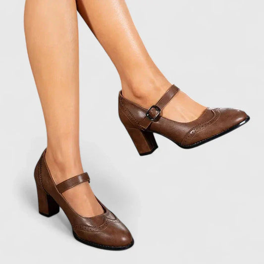 Carol | Women's Mary Jane Block Heel Shoes