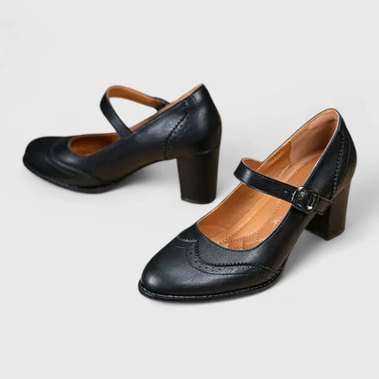 Carol | Women's Mary Jane Block Heel Shoes