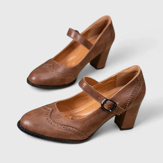 Carol | Women's Mary Jane Block Heel Shoes