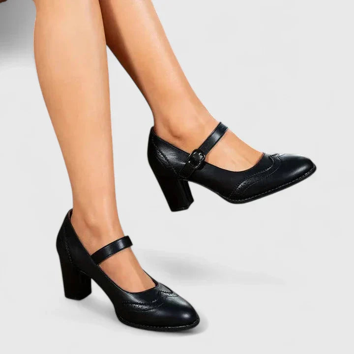 Carol | Women's Mary Jane Block Heel Shoes