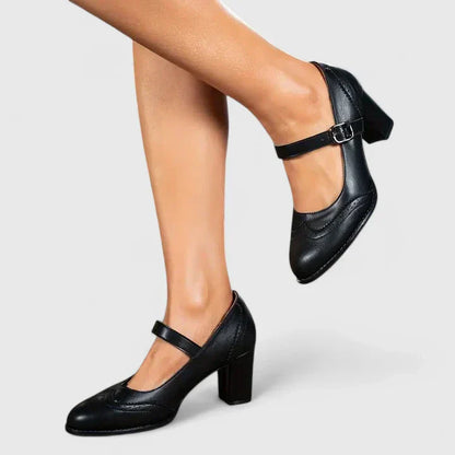 Carol | Women's Mary Jane Block Heel Shoes
