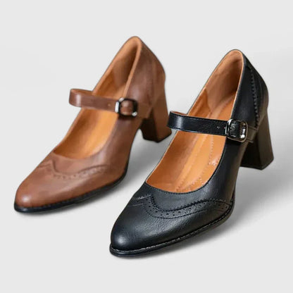 Carol | Women's Mary Jane Block Heel Shoes