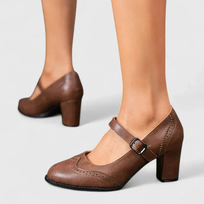 Carol | Women's Mary Jane Block Heel Shoes
