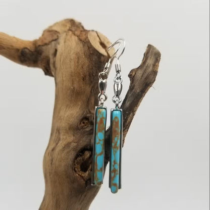 Brooke | Retro Turquoise Earrings