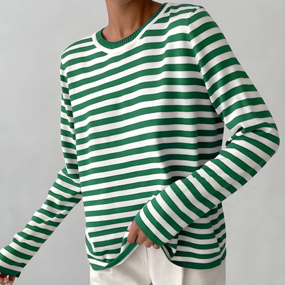 Avery | Refined Striped Summer T-Shirt