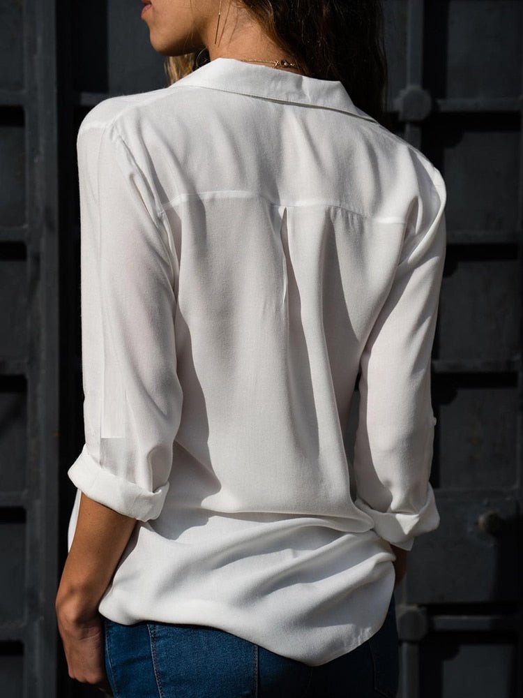Sharon | Women's Button Down Long Sleeve Shirt