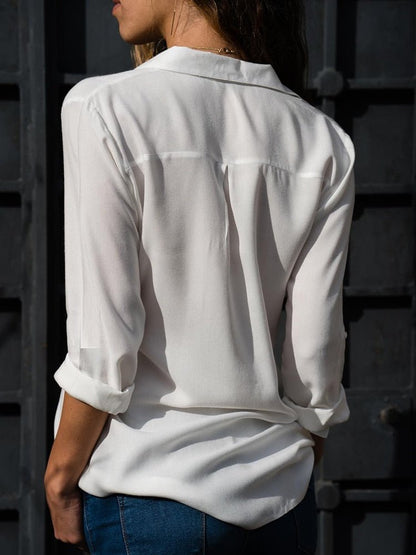 Sharon | Women's Button Down Long Sleeve Shirt