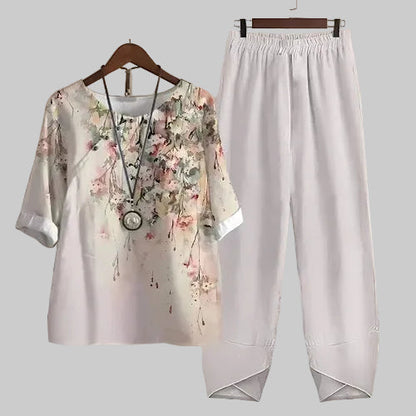Aurora | Women's Butterfly Print Two Piece Set