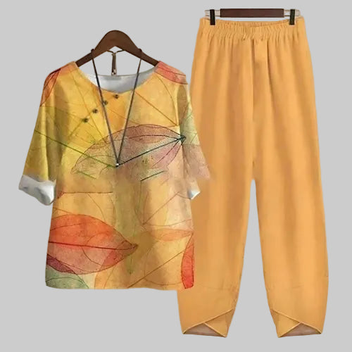 Aurora | Women's Butterfly Print Two Piece Set