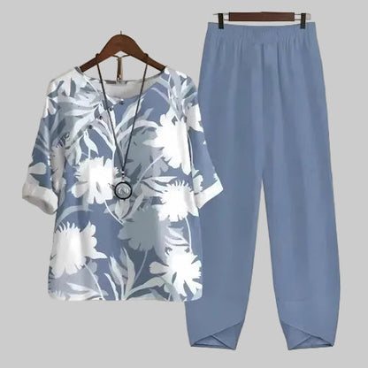 Aurora | Women's Butterfly Print Two Piece Set