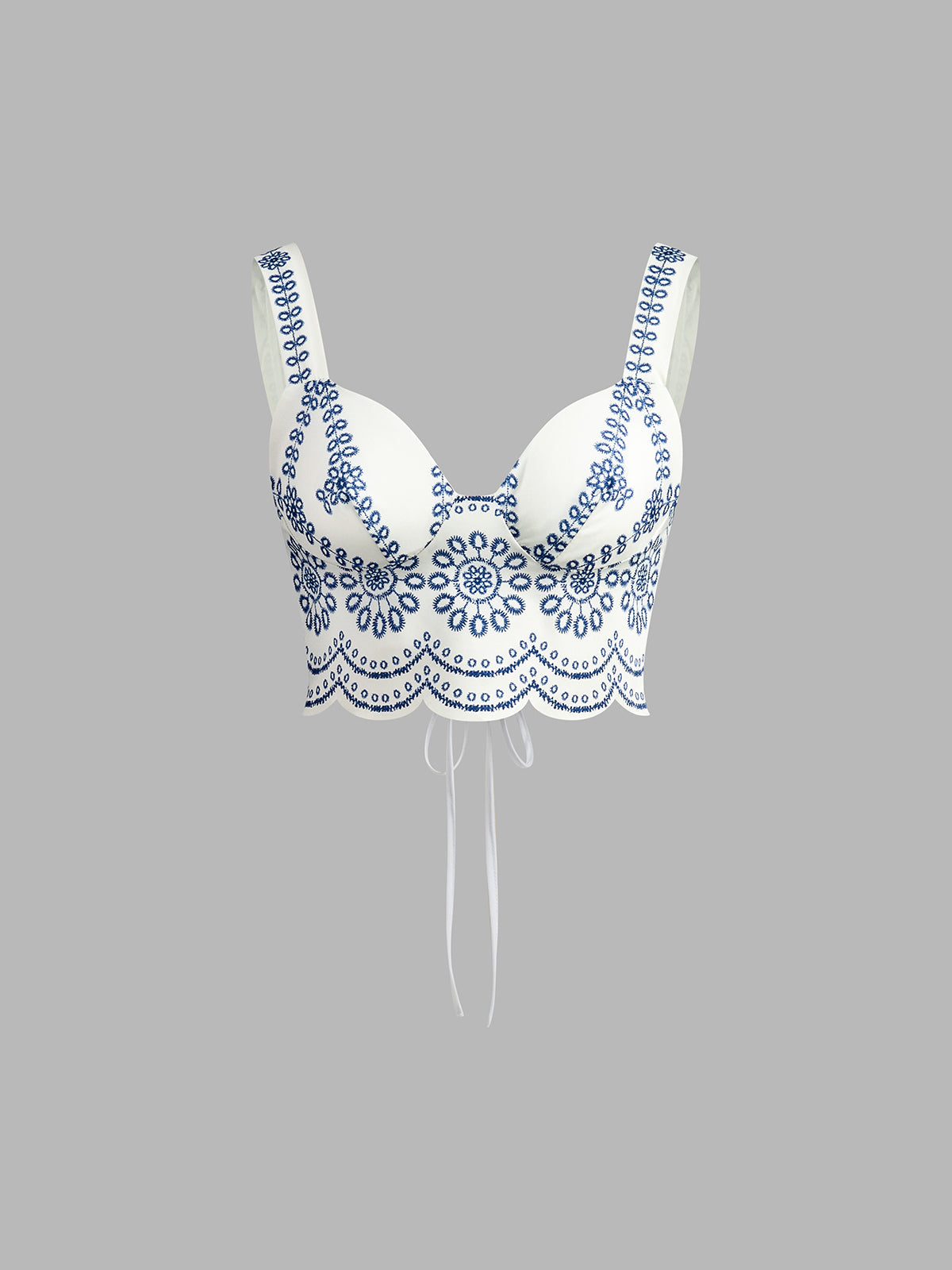 Jean | Women's Embroidered Crop Top & Full-Length Skirt Co-Ord Set