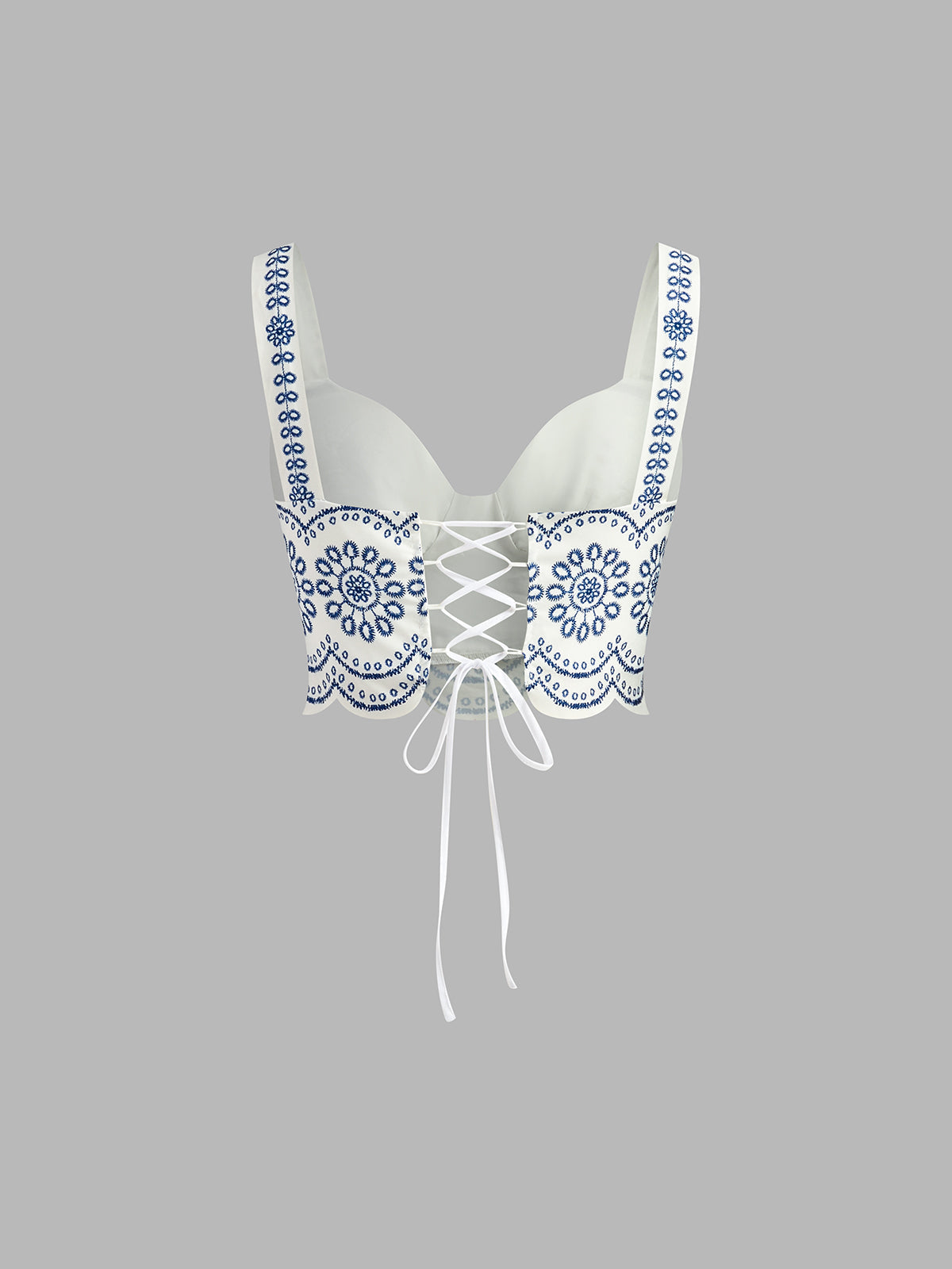 Jean | Women's Embroidered Crop Top & Full-Length Skirt Co-Ord Set