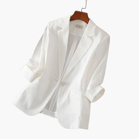 Cassidy | Women's 3/4 Sleeve Pink Blazer