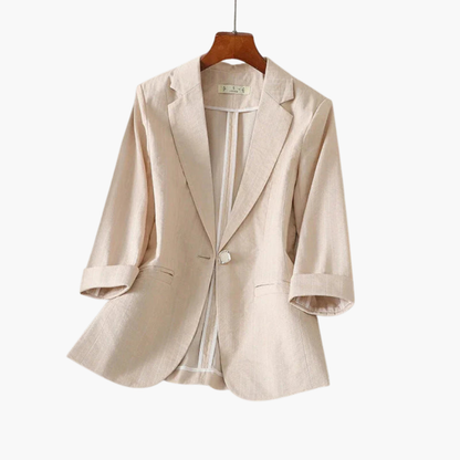 Cassidy | Women's 3/4 Sleeve Pink Blazer