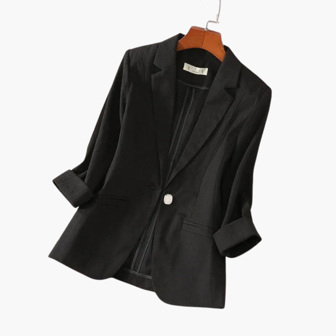Cassidy | Women's 3/4 Sleeve Pink Blazer