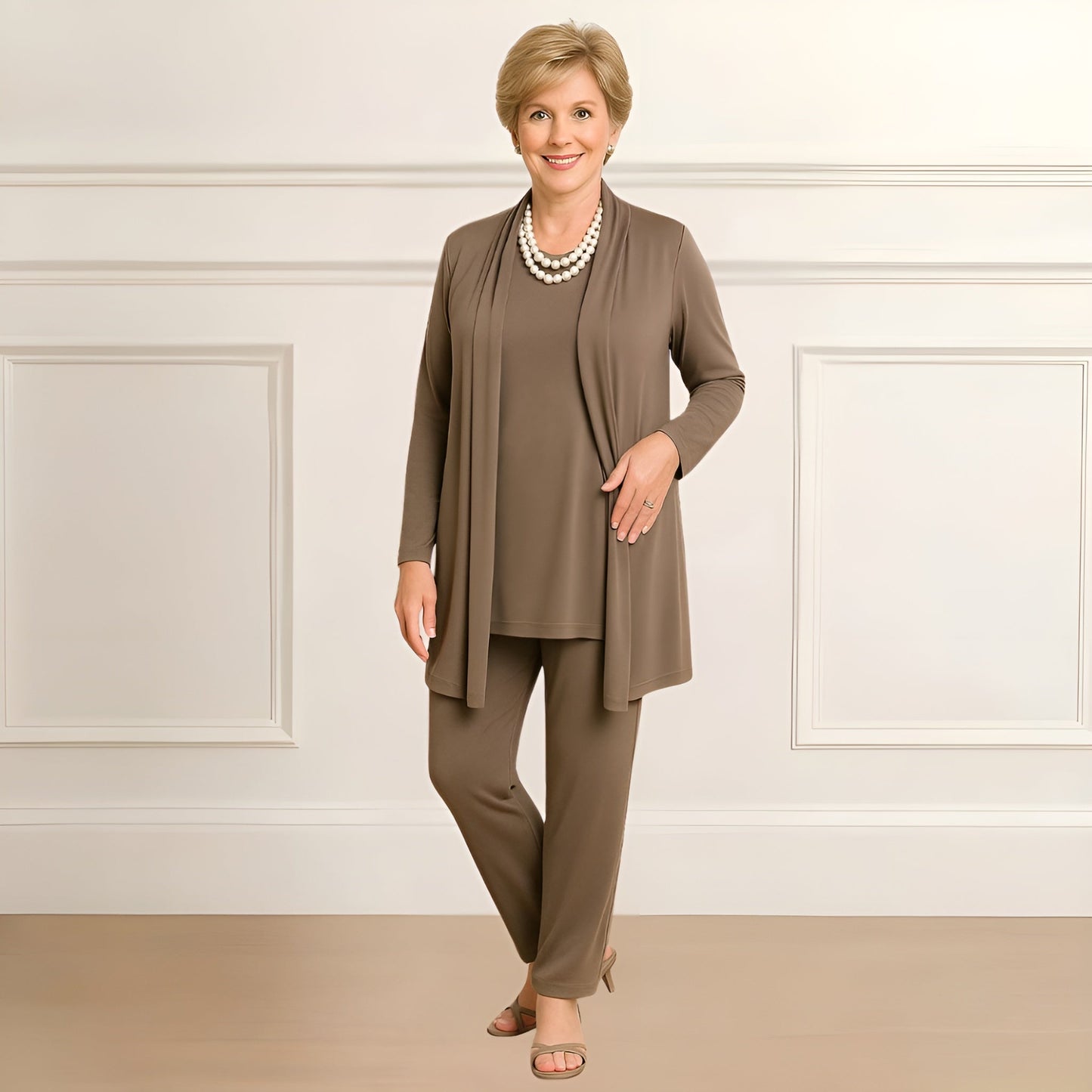Ivy | Cardigan Top & Pants Set