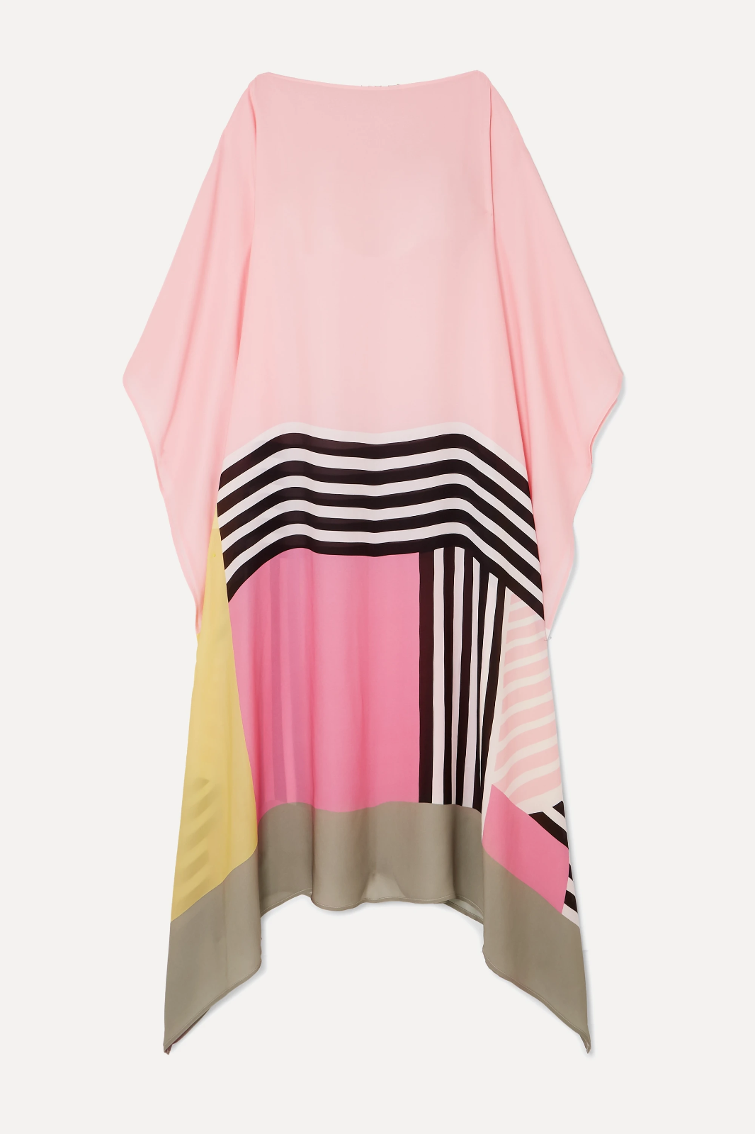 Sandra | Women's Caftan Dress Geometric Print Batwing Sleeve Maxi Dress