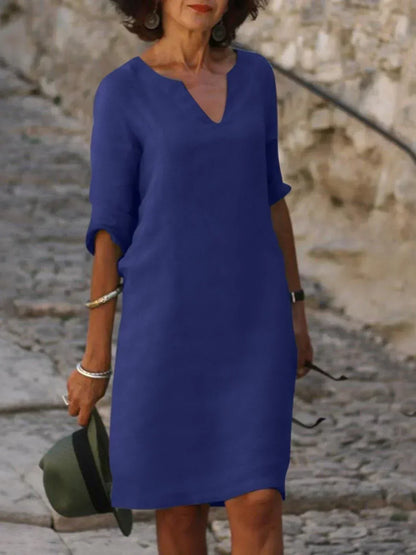 Bella | Refined Dress with V-Neck