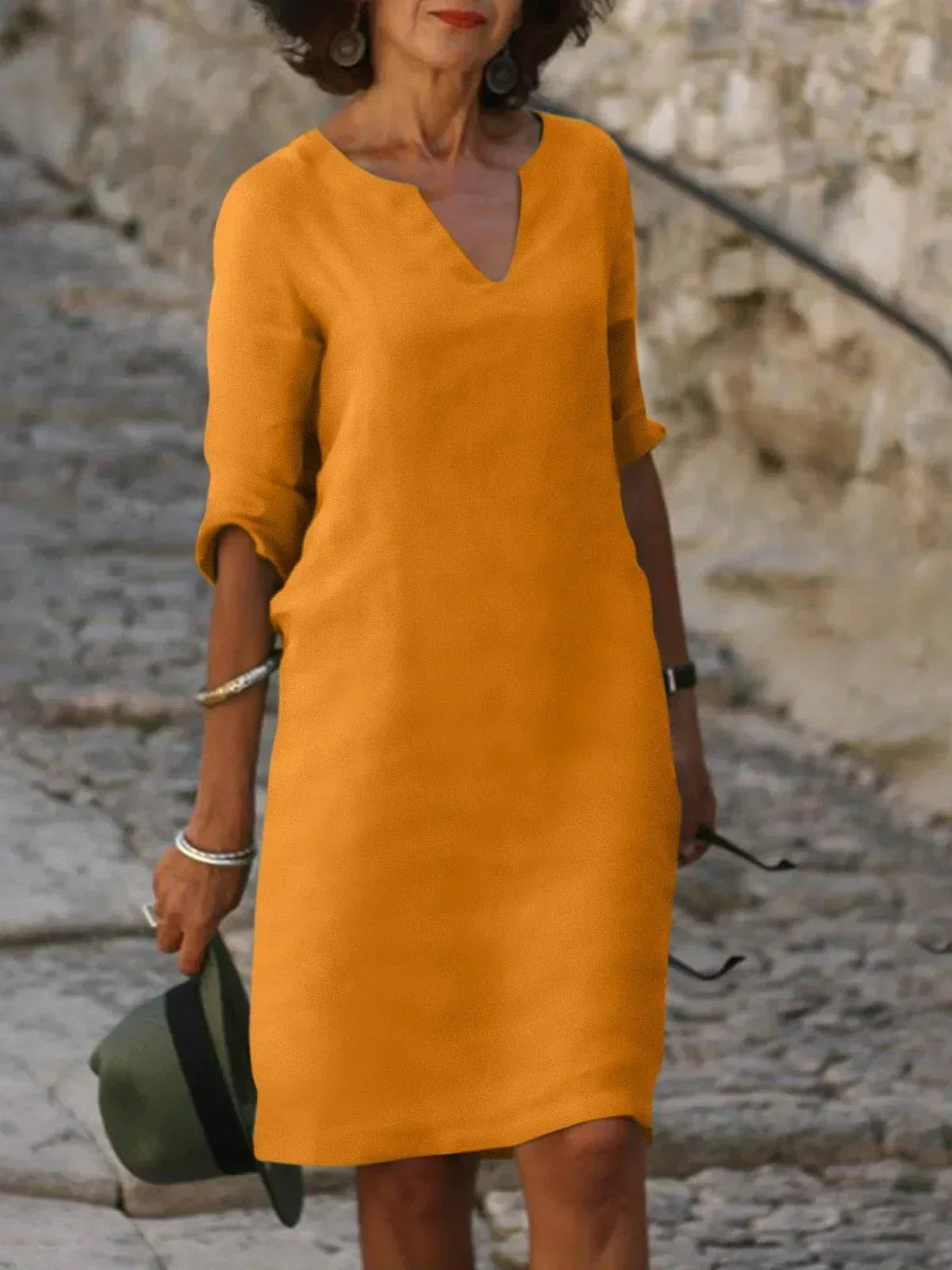 Bella | Refined Dress with V-Neck
