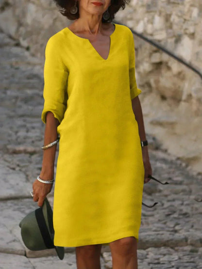 Bella | Refined Dress with V-Neck