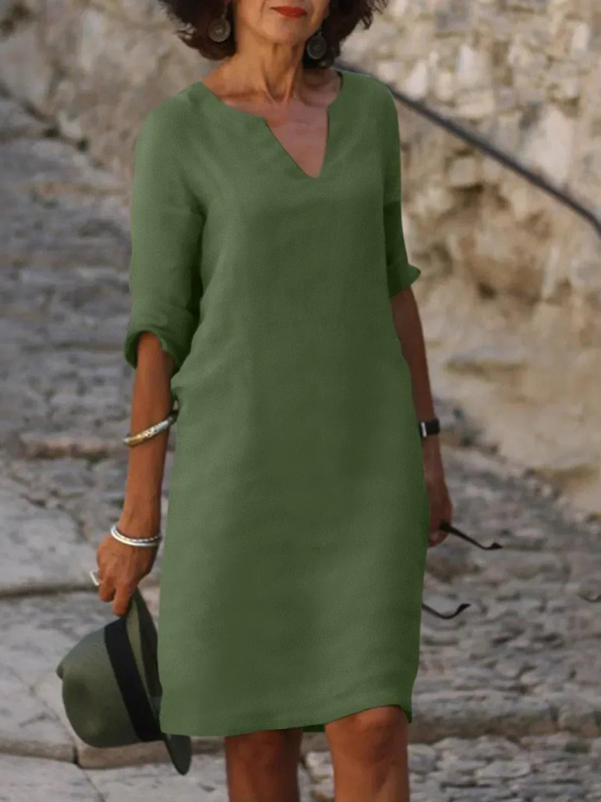 Bella | Refined Dress with V-Neck