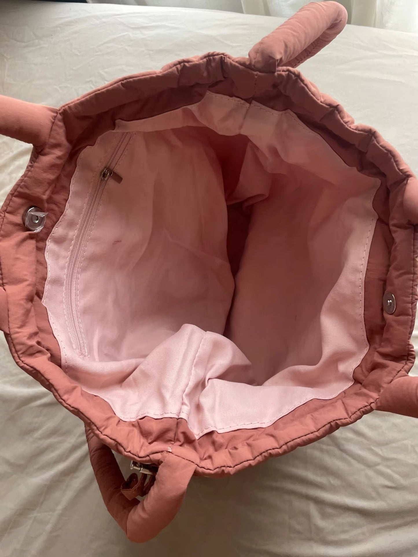Gloria | Women's Quilted Puffer Tote Bag
