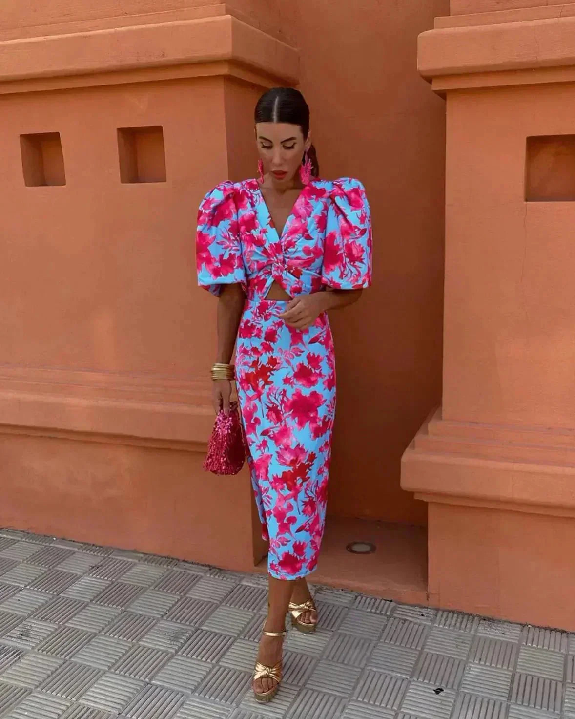 Kelly | Women's Wedding Guest Mid-Length Dress