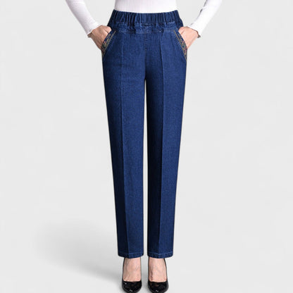 Marian™ | Women's Stretch Jeans with Side Pockets and Elastic Waist