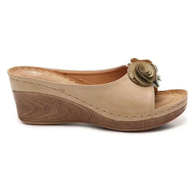 June | Women's Orthopedic Cushioned Wedge Sandals