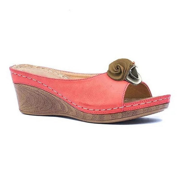 June | Women's Orthopedic Cushioned Wedge Sandals