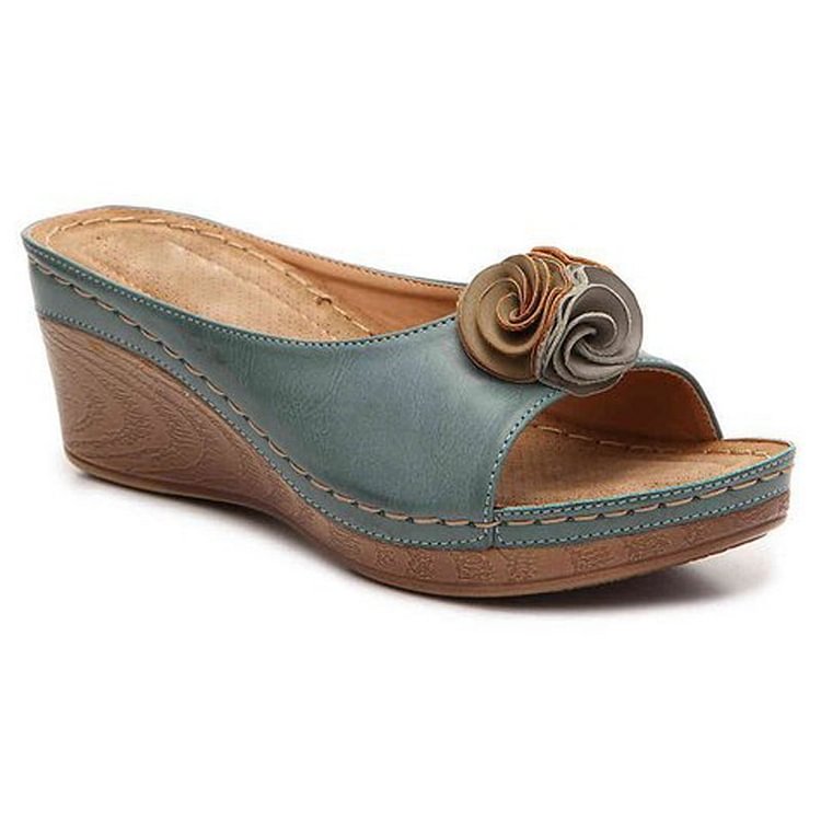 June | Women's Orthopedic Cushioned Wedge Sandals