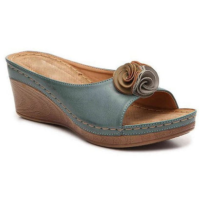 June | Women's Orthopedic Cushioned Wedge Sandals