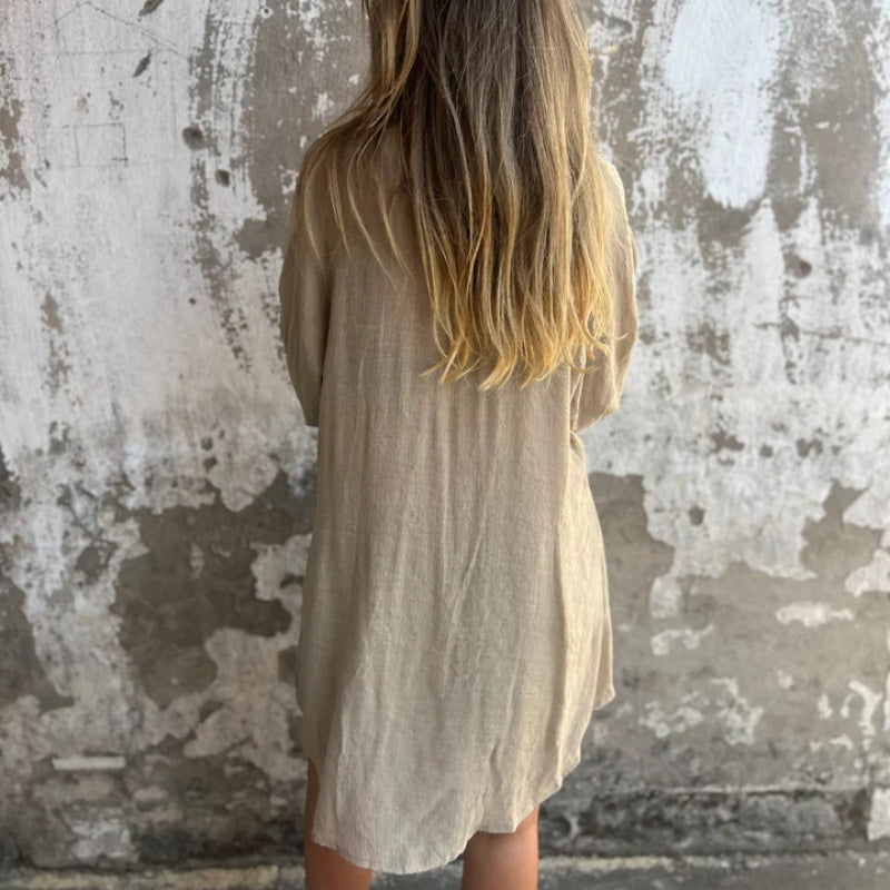 Lily | Women's Two-Piece Button-Up Shirt and Pants Set