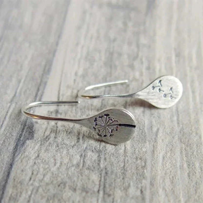 Callie | Sterling Silver Dandelion Earrings