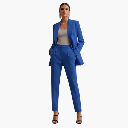 Linda | Women's Double Breasted Blazer Suit Set