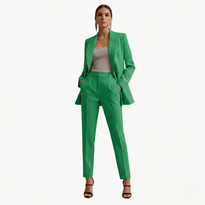 Linda | Women's Double Breasted Blazer Suit Set