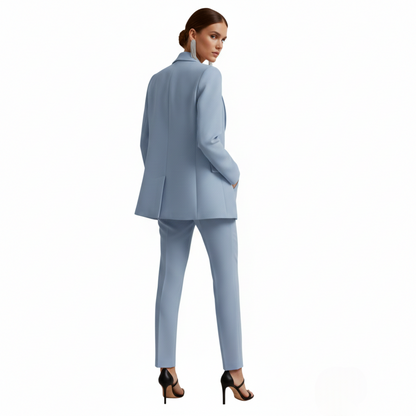 Linda | Women's Double Breasted Blazer Suit Set
